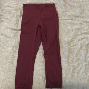 lululemon wunder under crop